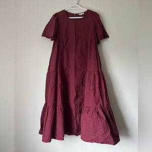 Never worn, Midi, tiered dress